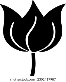 ilustración vectorial del icono de flor