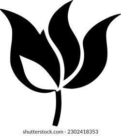 vector illustration of flower icon