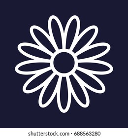 Vector illustration flower icon