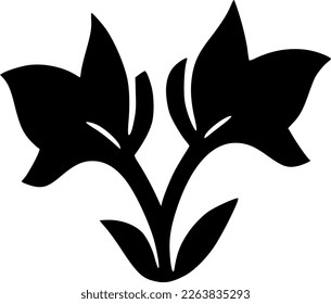 Vektorgrafik der Blumensymbolform