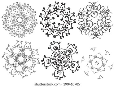 Vector , illustration Flower pattern  background