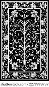 vector illustration of flower pattern background