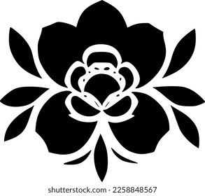 vector illustration of flower shape