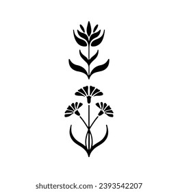 vector illustration of flower symbol