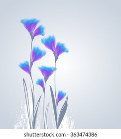 Vector illustration flowers
