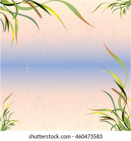 Vector illustration - flowers and leaves of plants. Use printed materials, signs, items, websites, maps, posters, postcards, packaging.