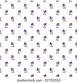 Vector illustration of flowers pattern