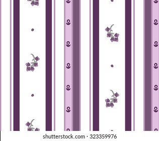 Vector illustration of flowers pattern