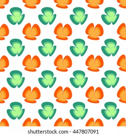 Vector illustration of flowers pattern background