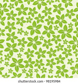 Vector illustration of flowers pattern background.