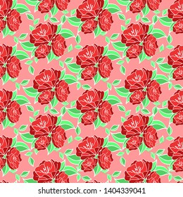 
vector illustration
flowers pattern, fabric.