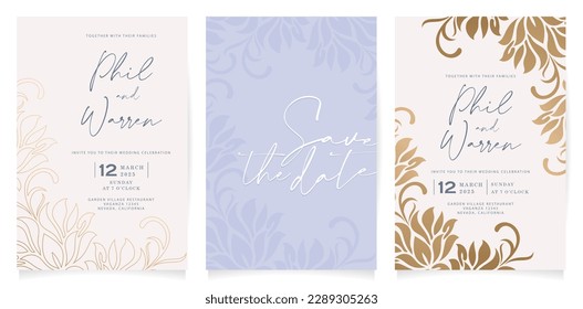 vector illustration flowers peony minimalist designs for wedding invitation card template, Stationery, Layouts, collages, scene designs, event flyers, and print materials, Holiday and celebration card