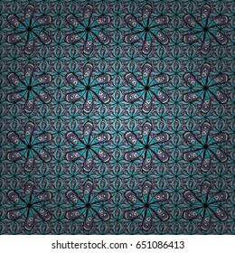 Vector illustration of flowers. Seamless pattern with flowers on motley background.