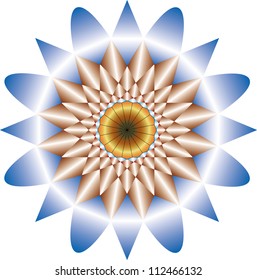 Vector illustration of flowers of various colors