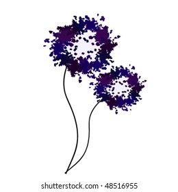 vector illustration of flowerses