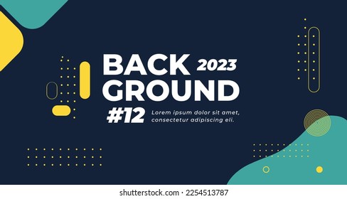 Vector Illustration of Fluid and Geometric Shapes in a Colorful and Dynamic Background