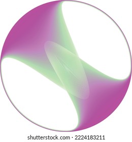 Vector Illustration .Fluid gradient. Circle Logo . Colorful frame template .Design element . Abstract liquid shape .