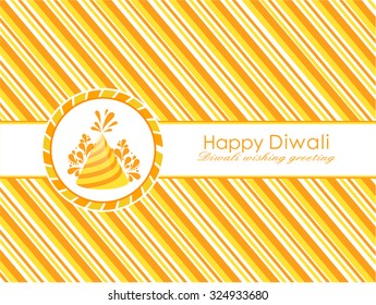  Vector illustration of flyer, poster, brochure cover design for Diwali festival.