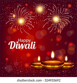  Vector Illustration Of Flyer, Poster, Brochure Cover Design For Diwali Festival.