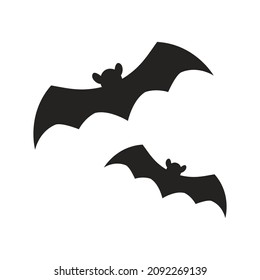 Vector illustration of a flying bat, nocturnal, nocturnal animal, an icon that is very suitable for use in offices, businesses, websites, applications and more.