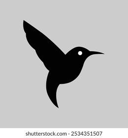 vector illustration flying bird element vector illustration
