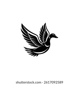 Vector illustration of a flying dove symbolizing peace with feathers and wings