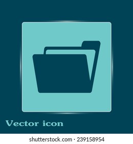 Vector illustration of a folder