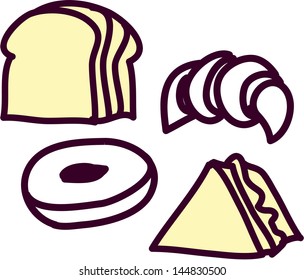Vector illustration of food