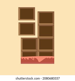 vector illustration of food conceptual design sweet food 
