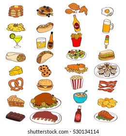A vector illustration Food