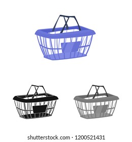 Vector illustration of food and drink logo. Set of food and store vector icon for stock.