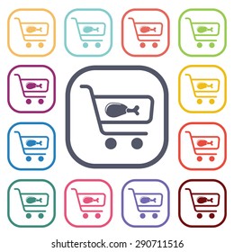 Vector illustration of food icon