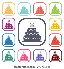 Vector illustration of food icon
