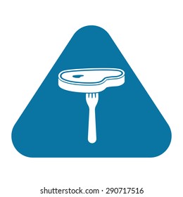 Vector illustration of food icon