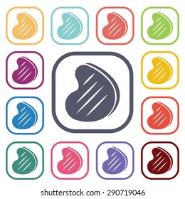 Vector illustration of food icon