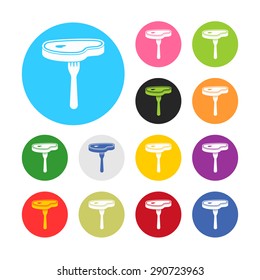 Vector illustration of food icon