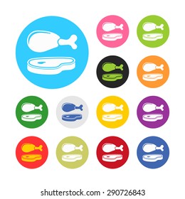 Vector illustration of food icon