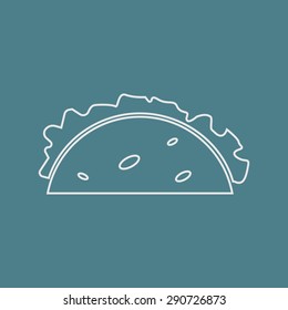 Vector illustration of food icon