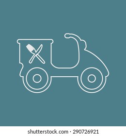 Vector illustration of food icon