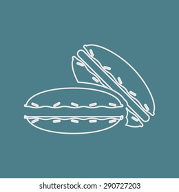 Vector illustration of food icon