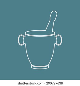 Vector illustration of food icon