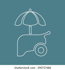 Vector illustration of food icon