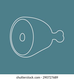 Vector illustration of food icon