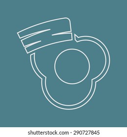 Vector illustration of food icon
