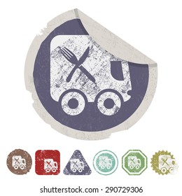 Vector illustration of food icon