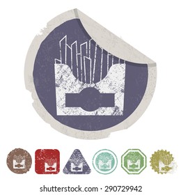 Vector illustration of food icon