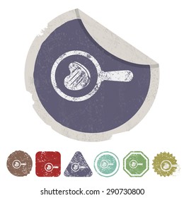 Vector illustration of food icon