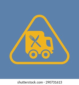Vector illustration of food icon
