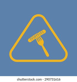 Vector illustration of food icon