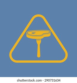 Vector illustration of food icon